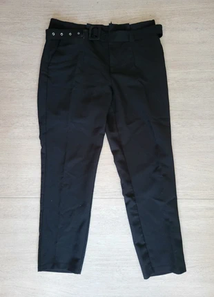 Pantalon femme Kiabi noir avec ceinture taille 44, marca: Kiabi, estado: Satisfactorio, tamaño: XXL / 44 / 16, 5,00 €, 5,95 € Protección al comprador incluida