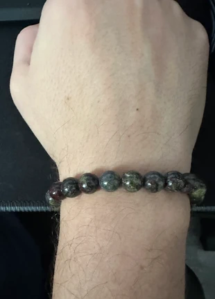 Bracelet en Pierre de Sang de Dragon – Unisexe, marque: Mineralogie, état: Très bon état, 5,00 €, 5,95 € Protection acheteurs incluse