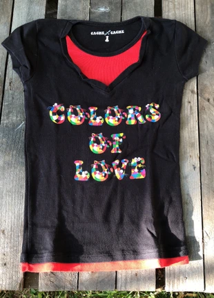 T-shirt cache-cache , brand: Cache Cache, condition: Very good, size: S / 36 / 8, €3.00, €3.85 includes Buyer Protection