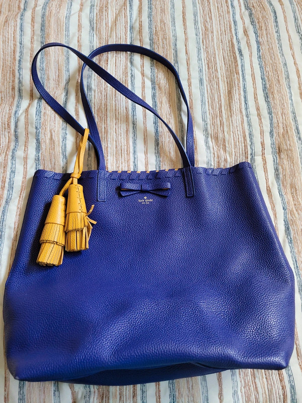 Kate spade blue shoulder bag sales