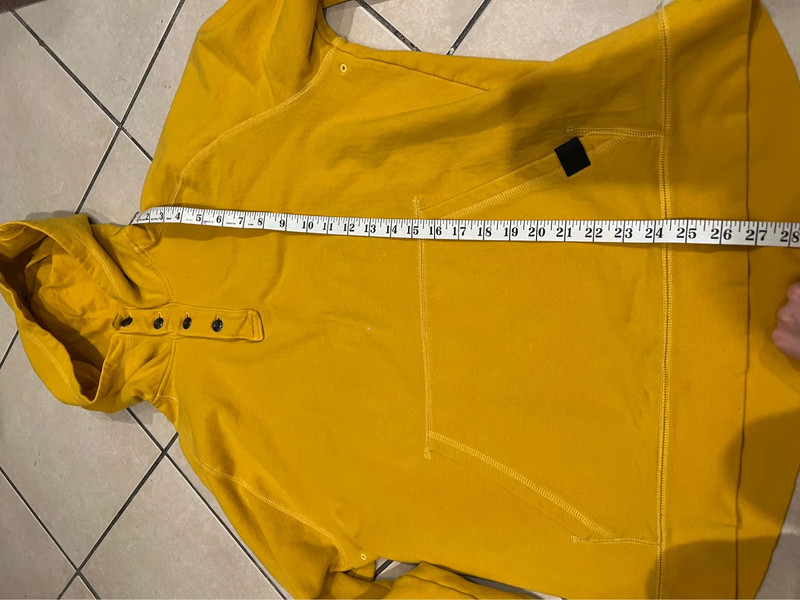 Yellow oversized hoodie XXL 4