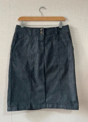 Talbots Black Denim-Style Cotton Skirt – Size 10, brand: Talbots, condition: New without tags, size: S / UK 8-10, £5.00, £5.95 includes Buyer Protection