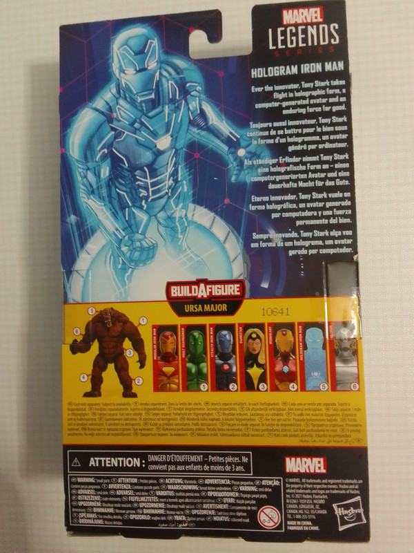 Action figure Hologram Iron Man Marvel di Hasbro 2