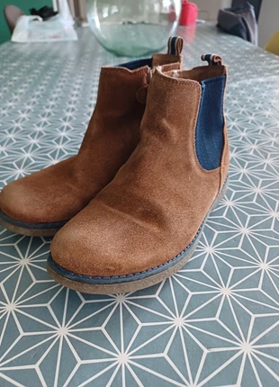 Bottines fille camel & bleu marine taille 34, marque: Je ne sais quoi, état: Bon état, taille: 34, 3,00 €, 3,85 € Protection acheteurs incluse