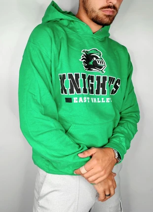 Sweat à capuche universitaire vert knights T.L, marque: Vintage Dressing, état: Très bon état, taille: L, 12,00 €, 13,30 € Protection acheteurs (Pro) incluse