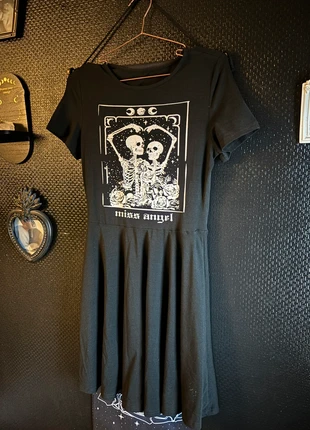 Skeleton skater dress , alternative , temp, brand: Alternative, condition: Very good, size: S / UK 8-10, £4.00, £4.90 includes Buyer Protection