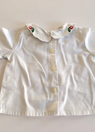 Chemise blanche fille Sergent-major 6 mois, merk: Sergent Major, staat: Heel goed, maat: 3-6 maanden / 62 cm, € 2,00, € 2,80 inclusief Kopersbescherming