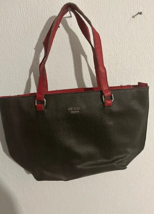 Red and Black Classic Guess Bag, brand: GUESS, condition: Satisfactory, £10.00, £11.20 includes Buyer Protection