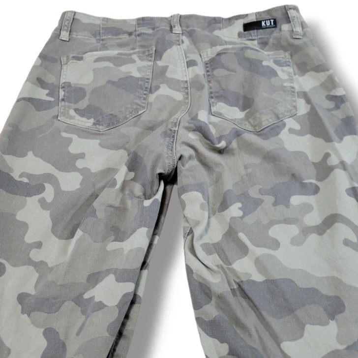 Kut From The Kloth Pants Size 10 W31" x L27" Reese Ankle Straight Leg Pants Camo Camouflage 5