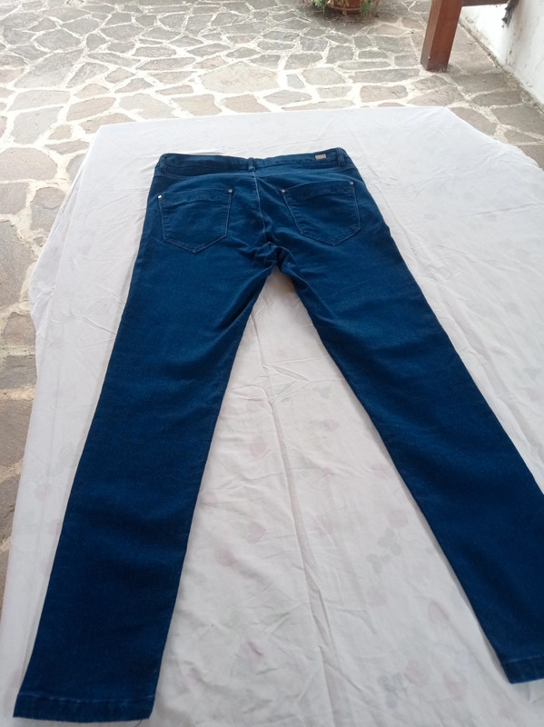 Pantalone jeans scuro elasticizzato 2