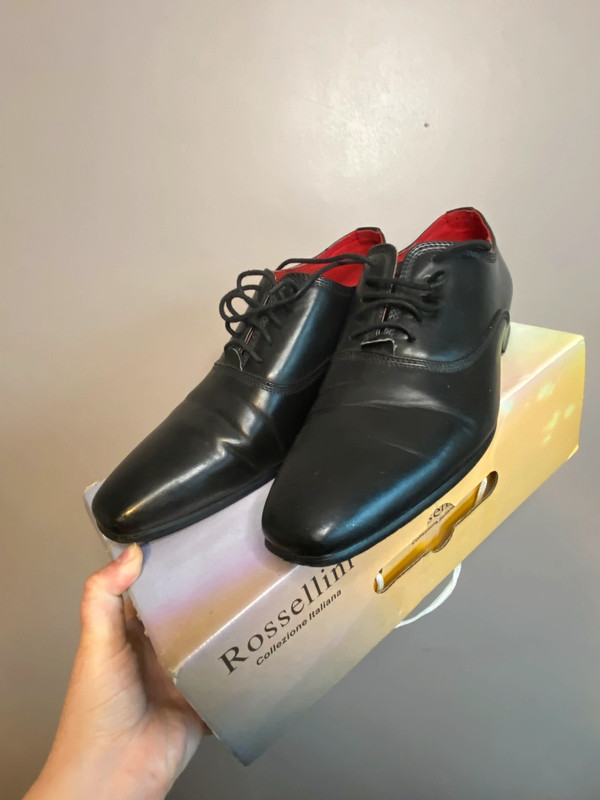Rossellini Men's Black Dress Shoes - Vinted