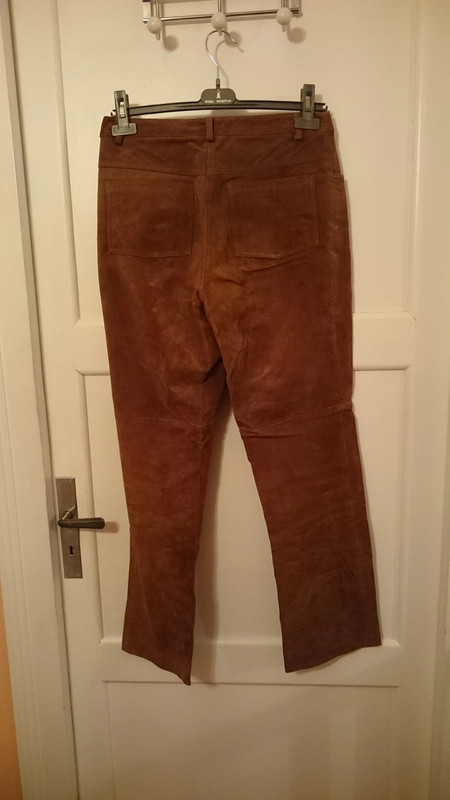 Pantalon Jodhpur vintage en cuir  2