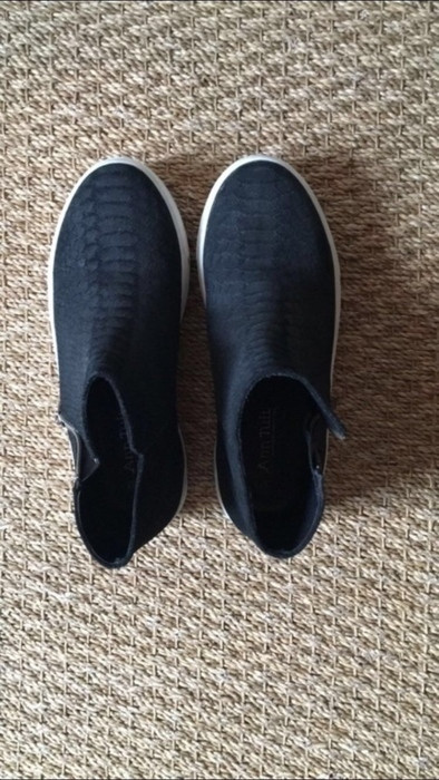 chaussure à plateforme noir  1