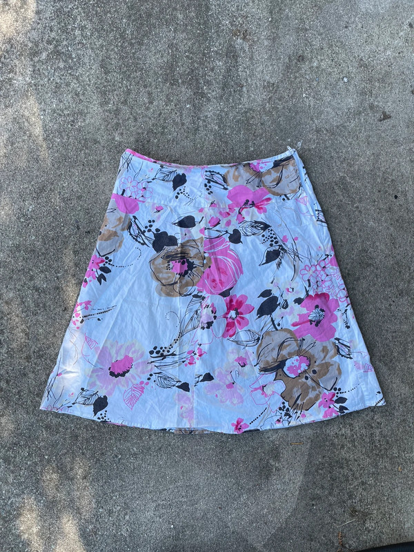 Vintage Floral Skirt 2