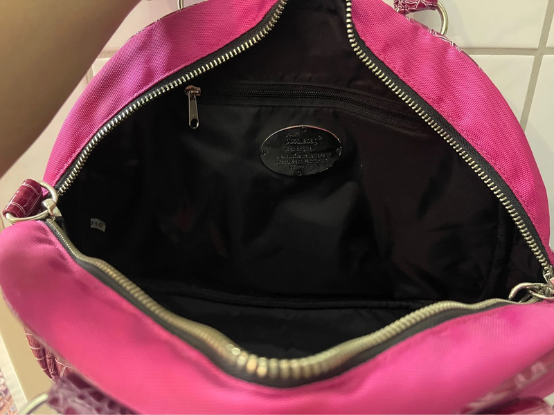 Poodlebag Handtasche Damen Herren Unisex Tasche pink  3