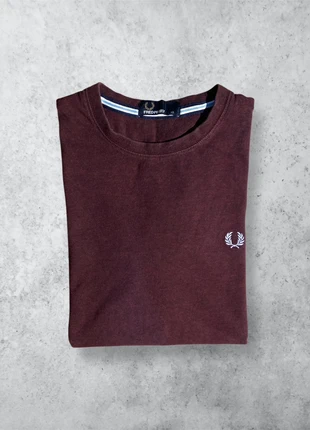 Maglietta Fred Perry bordeaux XS/S con logo bianco, marque: Fred Perry, état: Très bon état, taille: S, 22,00 €, 23,80 € Protection acheteurs incluse