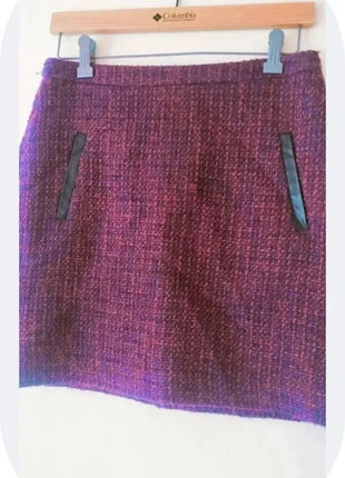 Jolie jupe tweed marine et bordeaux taille 36 🎀, brand: H&M, condition: Very good, size: S / 36 / 8, €12.00, €13.30 includes Buyer Protection