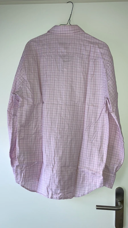 Chemise homme manches longues rose à rayures L Springfield - photo numéro 5