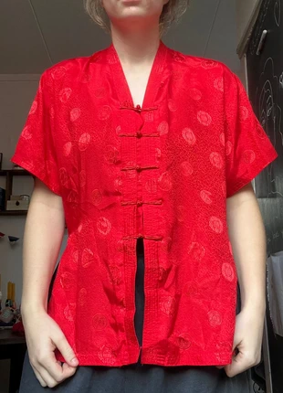 Rode top/kimono/blouse, brand: Vintage Dressing, condizioni: Ottime, taglia: L / IT 44 / EU 40, €4.50, €5.43 include la Protezione acquisti