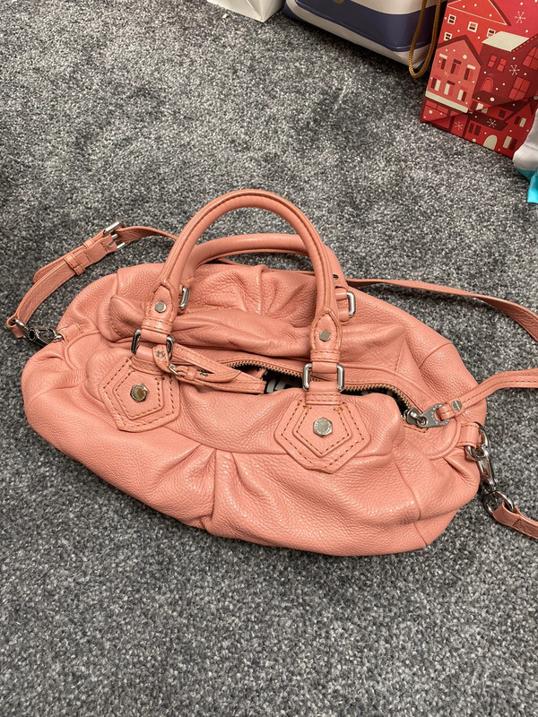 pink marc jacobs vintage hand bag