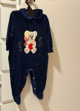 Tutina in ciniglia unisex 3-6 mesi, marque: Blu, état: Très bon état, taille: 3-6 mois / 62 cm, 5,00 €, 5,95 € Protection acheteurs incluse