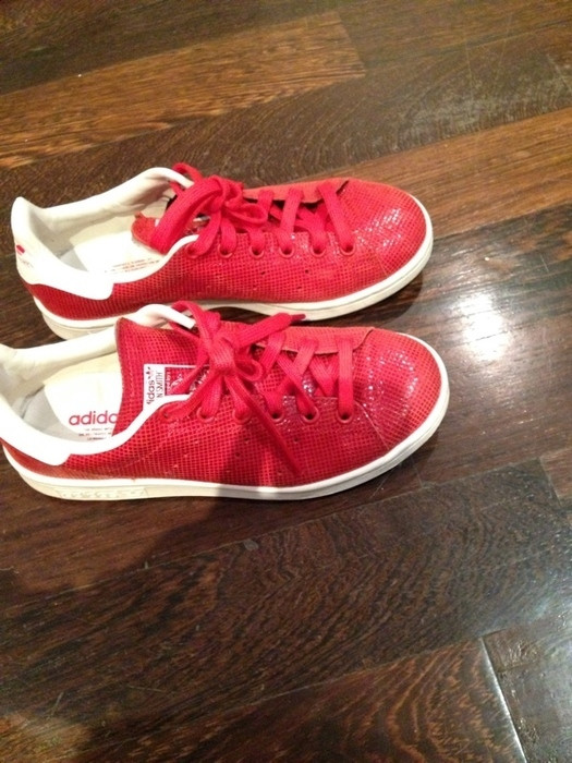 Stan Smith rouge croquo 2