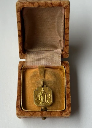 Pendentif religieux vintage en plaqué or FIX, marca: FIX, estado: Muy bueno, 25,00 €, 26,95 € Protección al comprador incluida