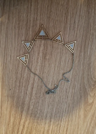 Costume jewellery necklace gold and silver coloured, condition: Very good, £1.00, £1.75 includes Buyer Protection