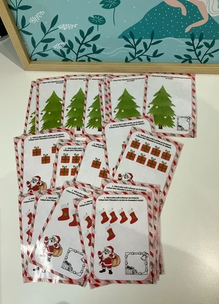 32 cartes à compter Noël, merk: Noël, staat: Goed, maat: 5 jaar / 110 cm, € 6,00, € 7,00 inclusief Kopersbescherming