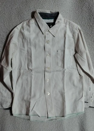 Camisa blanca de manga larga, marca: Massimo Dutti, estado: Muy bueno, tamaño: 5 años / 110 cm, 5,00 €, 5,95 € Protección al comprador incluida