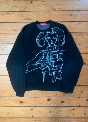 Supreme Aeon Flux Sweater, merk: Supreme, staat: Heel goed, maat: S, € 89,00, € 94,15 inclusief Kopersbescherming