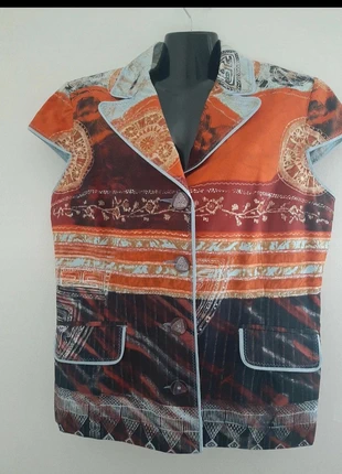 Camicia curvy bohemien, brand: Didier Parakian, condizioni: Ottime, taglia: XL / IT 46 / EU 42, €12.90, €14.25 include la Protezione acquisti