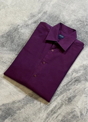 Chemise Kenzo Homme violet prune coton 43 cm L élégante, merk: Kenzo, staat: Heel goed, maat: 43 cm, € 49,99, € 53,19 inclusief Kopersbescherming Pro