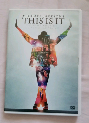 DVD mickael Jackson's this is it