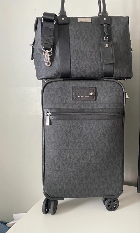 Michael Kors trolley suitcase with matching Weekender bag