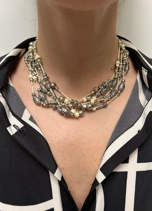 Multilayered necklace, marque: NECKLACE, état: Bon état, 8,00 €, 9,10 € Protection acheteurs incluse