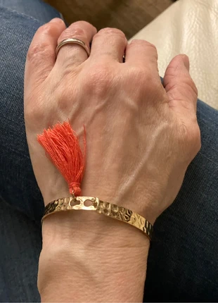 Bracelet fantaisie doré, marca: Fantaisie, estado: Novo sem etiquetas, €8.00, €9.10 inclui Proteção do Comprador