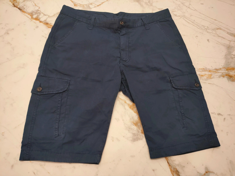 Chino corto azul oscuro 1