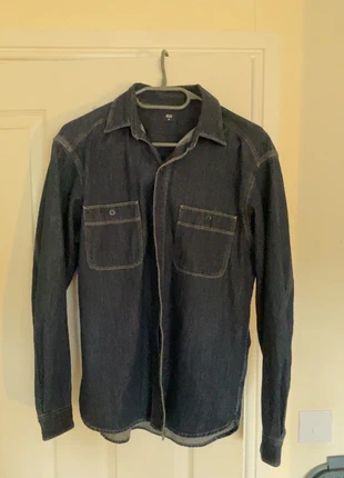 Dark Blue Uniqlo Denim jacket, brand: Uniqlo, condition: Very good, size: XS, £9.50, £10.68 includes Buyer Protection