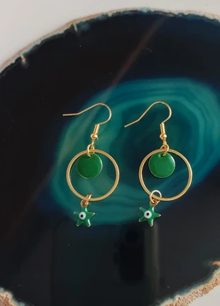 Boucles d'oreilles Vidin, marque: Fait Main, état: Neuf avec étiquette, 3,60 €, 4,48 € Protection acheteurs (Pro) incluse