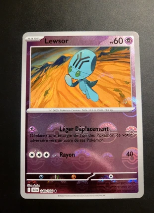 🇫🇷 Lewsor reverse pokeball 040/086 🇫🇷, brand: Pokémon, condition: New with tags, €1.00, €1.75 includes Buyer Protection Pro