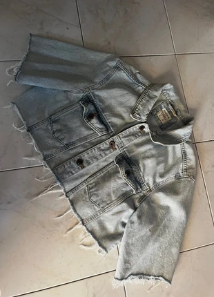 Cropped denim jacket vintage, marke: Vintage Dressing, zustand: Sehr gut, größe: XL / 42 / 14, 10,00 €, 11,20 € inklusive Vinted-Käuferschutz