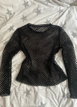 cool goth emo fishnet lace top rave, brand: ONLY, condizioni: Ottime, taglia: S / IT 40 / EU 36, €4.00, €4.90 include la Protezione acquisti