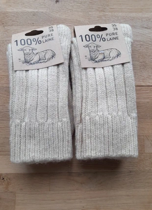 2 paires de chaussettes en pure laine 100% 35/38, brand: LAINE, condition: New with tags, size: S | 35–38, €16.90, €18.45 includes Buyer Protection Pro