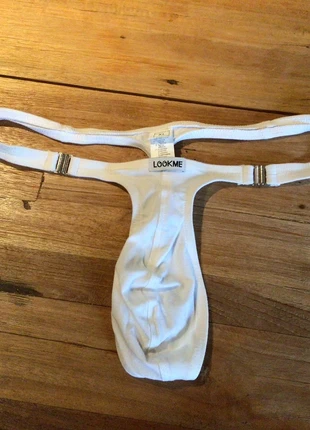 Lookme Stripper String white, merk: lookme, staat: Nieuw met prijskaartje, maat: XL, € 7,00, € 8,05 inclusief Kopersbescherming