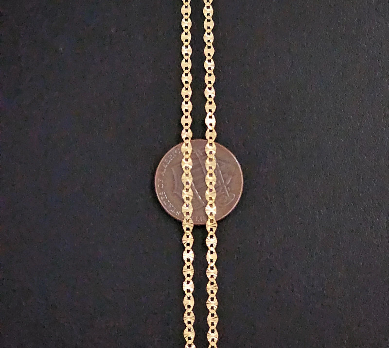 14k gold necklace 20 inch 3