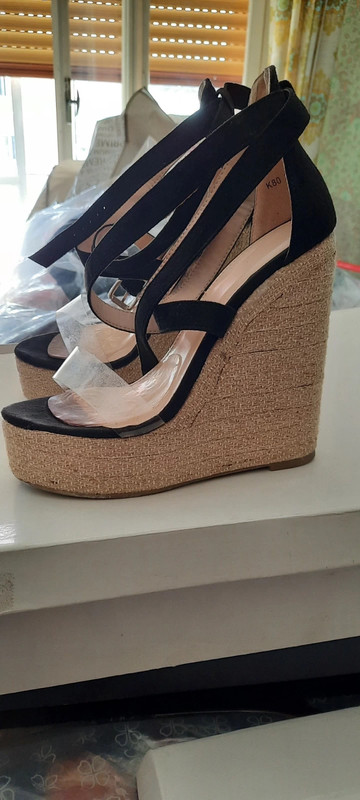 Sandali con zeppa sales usati