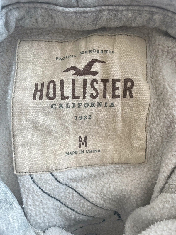 Men's Hollister Hoodie, size S (Grey)