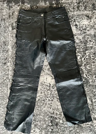 Highway, echt leren motor broek met veters dames mt 40, marca: Highway 1, estado: Muy bueno, tamaño: L / 40 / 12, 39,00 €, 41,65 € Protección al comprador incluida