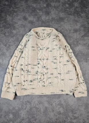Pull fait main pure laine beige chiné, brand: Fait Main, condition: Very good, size: XL / 42 / 14, €39.00, €41.65 includes Buyer Protection Pro